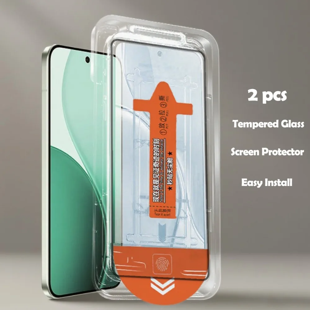 Фото 2 шт. закаленное стекло без пыли для Xiaomi 17 Pro Max Mi 15 14 14T 15T Pro Защитная пленка для экрана №1