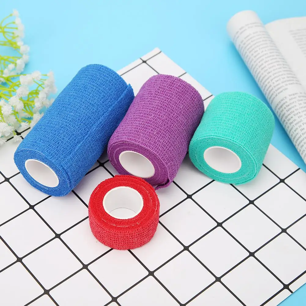 

Fabric Pet Elastic Bandage Self Adhesive Dog Puppy Cat Breathable Sports First Aid Joints Wrap Tape for Household Animal Dogs