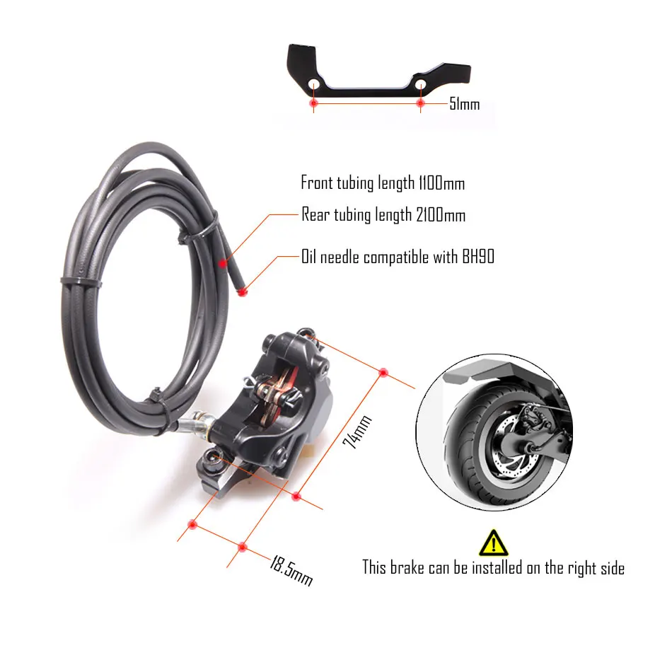 Новинка электровелосипед GT07N горный скутер Сплит длинная масляная труба 2100 мм