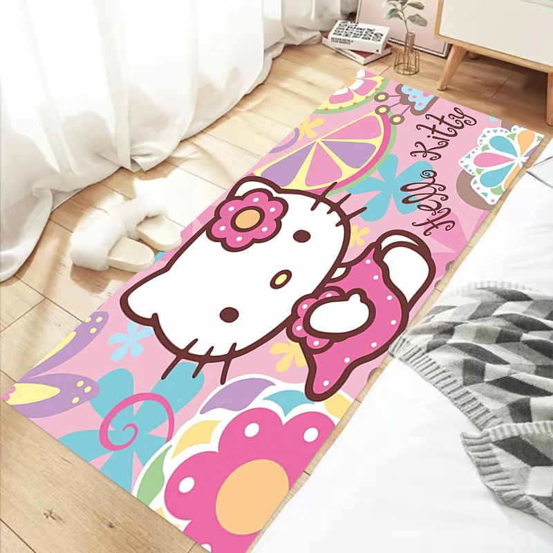 

Hellos Cat Kitty Cartoon Carpet Bath Mat Carpets Living Room Mats Home Rugs Welcome Mats for Front Door Rug Foot Floor kawaii