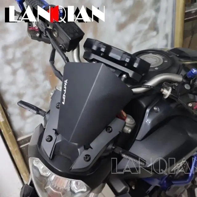 

Motorcycle Motorbike Accessories Front Windshield Windscreen For Yamaha MT07 MT-07 MT 07 FZ07 FZ-07 2013 2014 2015 2016 2017