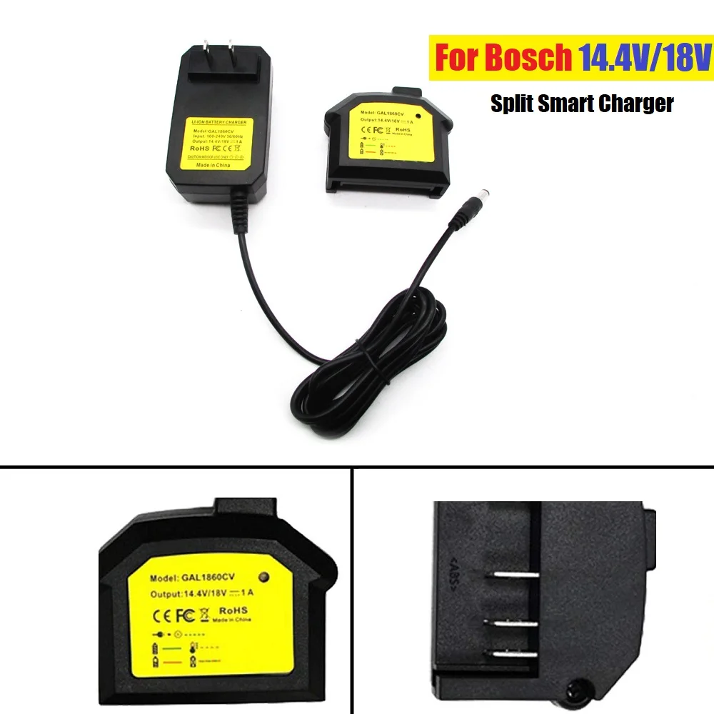 

Li-Ion Battery Charger for Bosch 14.4V 18V 1A Lithium Batteries Fast Power Charging BAT614 BAT618 AL3620CV 1018K BAT609 AL1860CV