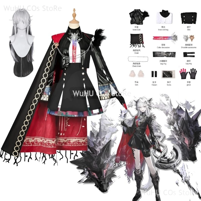Arknights Lappland The Decadenza Women Cosplay Costume Cos Game Anime Party Uniform Hallowen Play Role Clothes Clothing