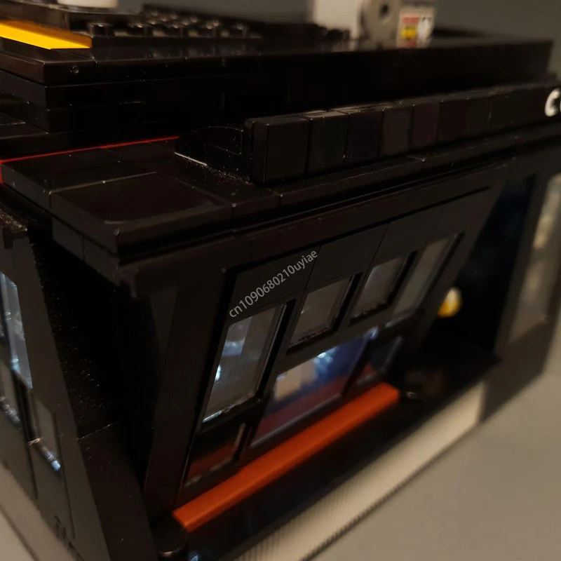 Moc Urban Модульные Starbucks Открытый киоск Архитектура Street View Строительные блоки Diy