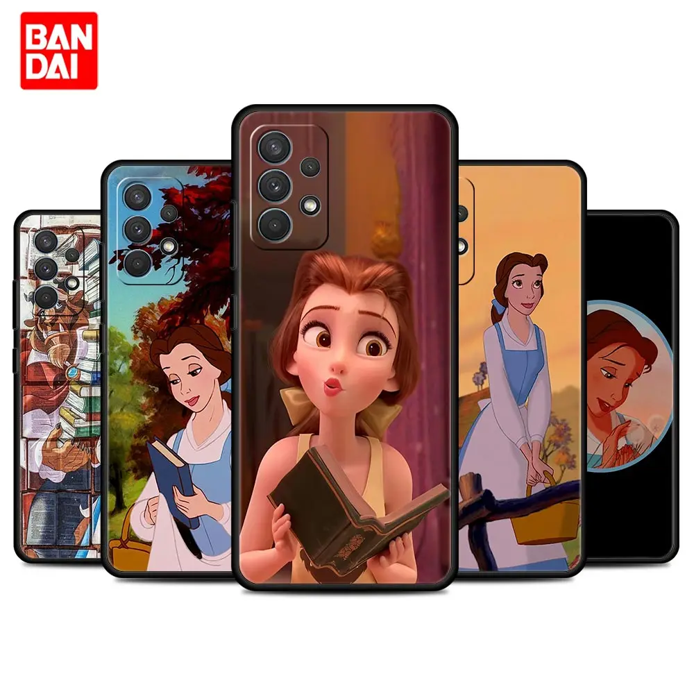 

Cover Case for Samsung Galaxy A03 A13 A31 A50 A51 A52 A30 A70 A71 A32 Note 20 Ultra 5G Back Soft Disney Belle Cartoon Anime