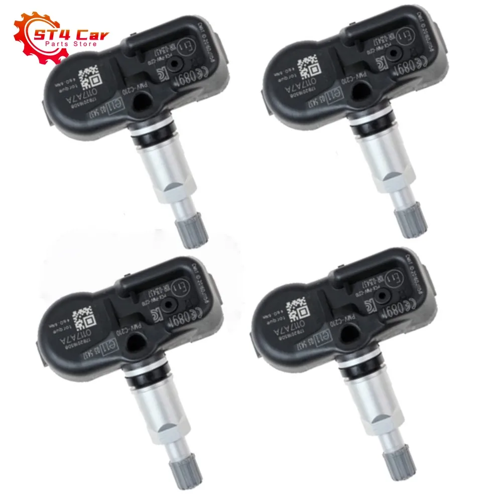 

4 шт./1 шт. PMV-C210 433 МГц датчик давления в шинах 433 МГц для TOYOTA Avensis Auris RAV4 Yaris Verso