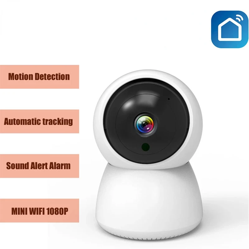 

HD 1080P WIFI IP Camera Smart Surveillance Camera Automatic Tracking Smart Home Security Indoor WiFi Wireless Baby Monitor