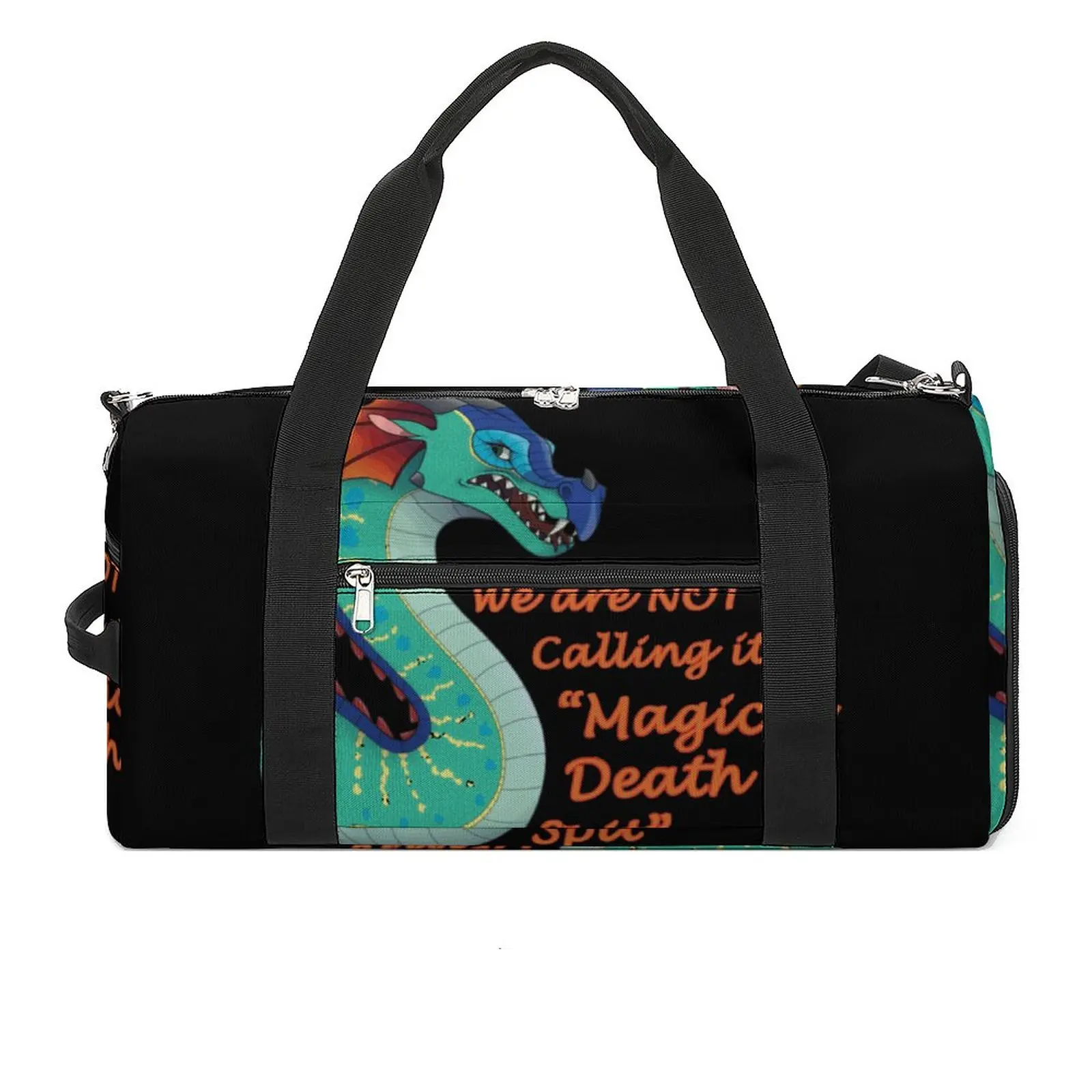 

Glory Gym Bag Dragon Glory Wings of Fire Oxford Sports Bags with Shoes Swimming Pattern Handbag Funny Fitness Bag For Men Women