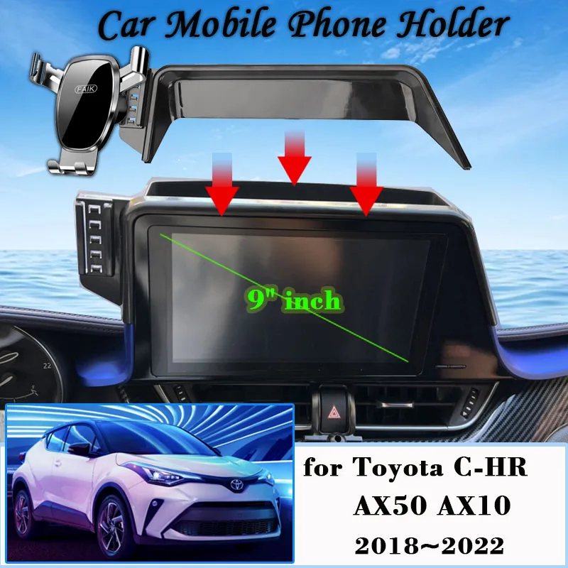 Автомобильное крепление для Toyota CHR AX50 AX10 2018 2019 2020 2021, фотодержатель, кронштейн GPS, гравитационная подставка, автомобильные аксессуары