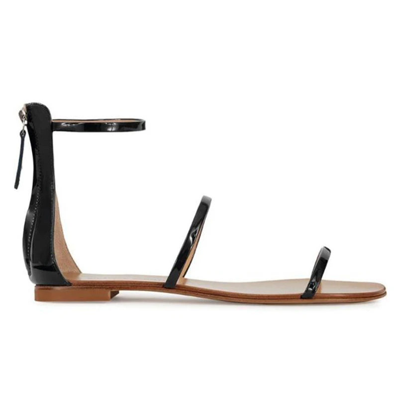 

Women Rome Ankle Strap Casual Flat Sandal Comfortable Shoe Fashion Popular Summer Gladiator Lady Sandal 4-CHC-16