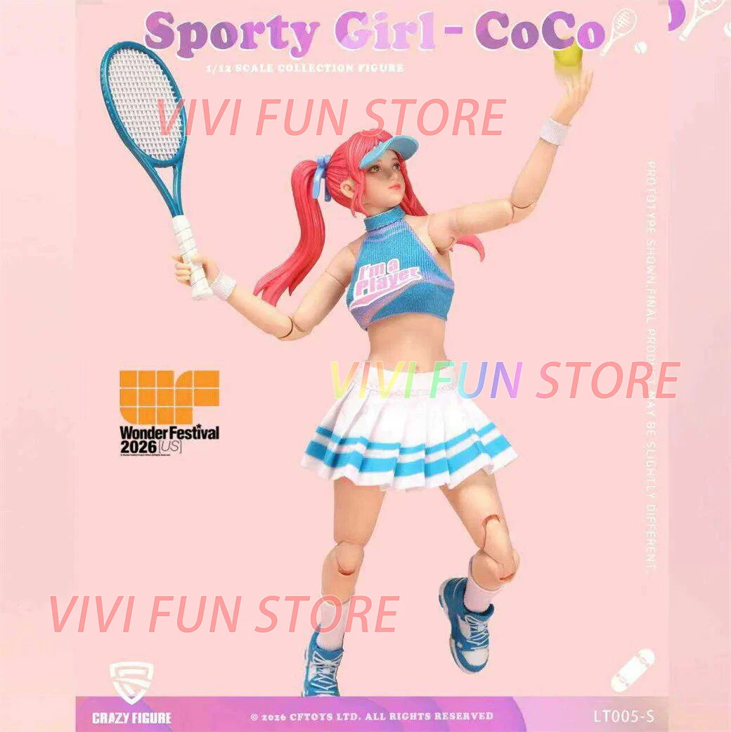Фото В наличии: Фигурка CFTOYS LT005-S Sporty Girl CoCo YoYo, коллекционная, масштаб 1/12, подвижная модель, красивая девушка №4
