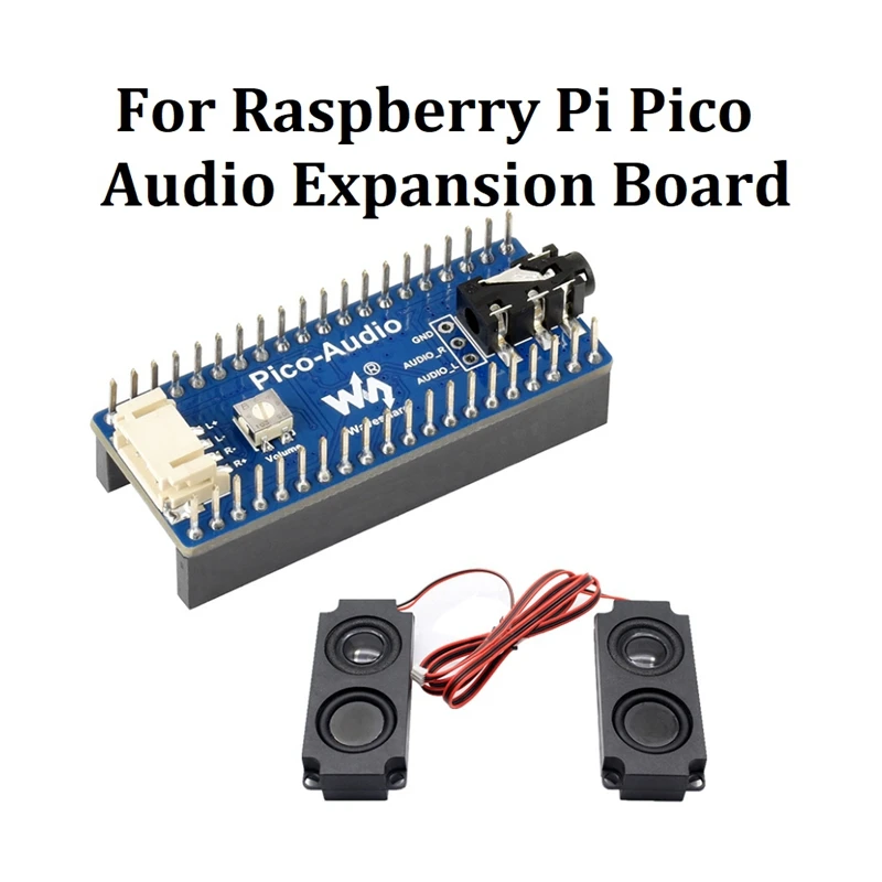 

Плата расширения Waveshare для Raspberry Pi Pico, аудио модуль, стерео декодер с выходом интерфейса для наушников
