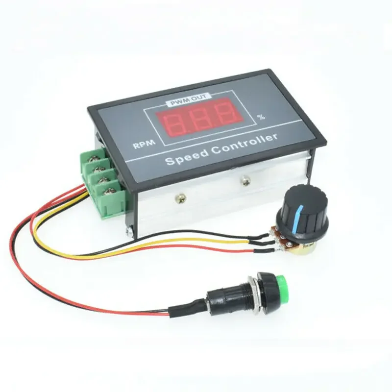 30A DC 6 В-60 В 12 24 48 цифровой светодиодный дисплей ШИМ контроллер двигателя