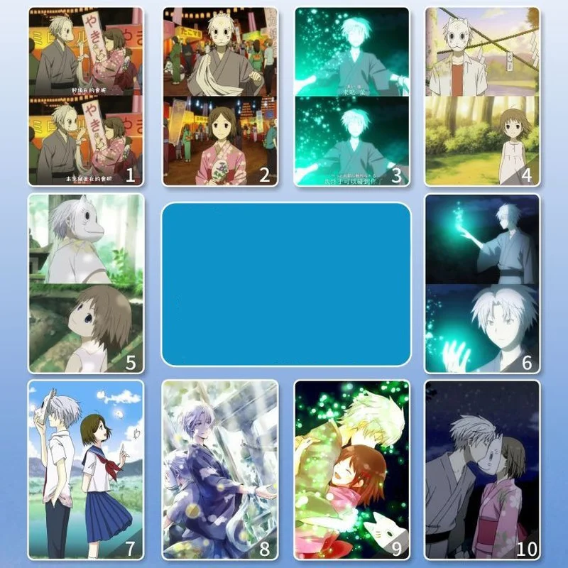 

Светлячок из леса аниме Hotarubi No Mori E Gin Takegawa, мультяшная Милая пленка из ПВХ для задней панели, наклейка для кредитной карты