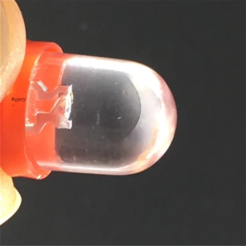 AYJERY 100X E10 Screw 1 SMD F8 светодиодный лампочка белый свет габаритные огни 12 В супер