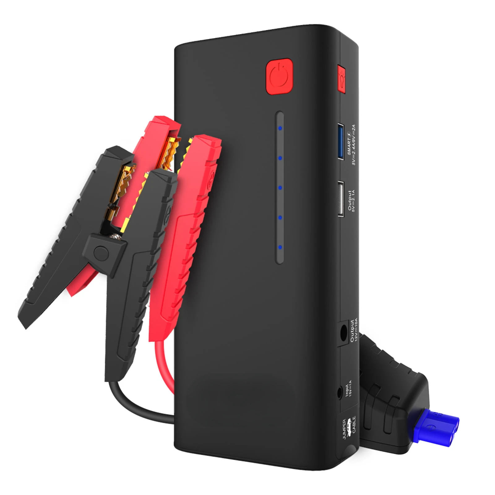 

1200A Peak 18000mAh SuperSafe Portable Car Jump Starter with USB Quick Charge for Up to 7.0L Gas or 5.5L Diesel Engine, 12V Auto