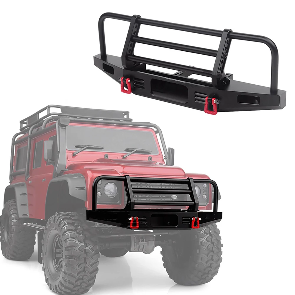 

Metal Adjustable Front Bumper for 1/10 RC Crawler Car Trx4 Defender Trx6 G63 Axial SCX10 II 90046 90047 SCX10 III Upgrade Parts