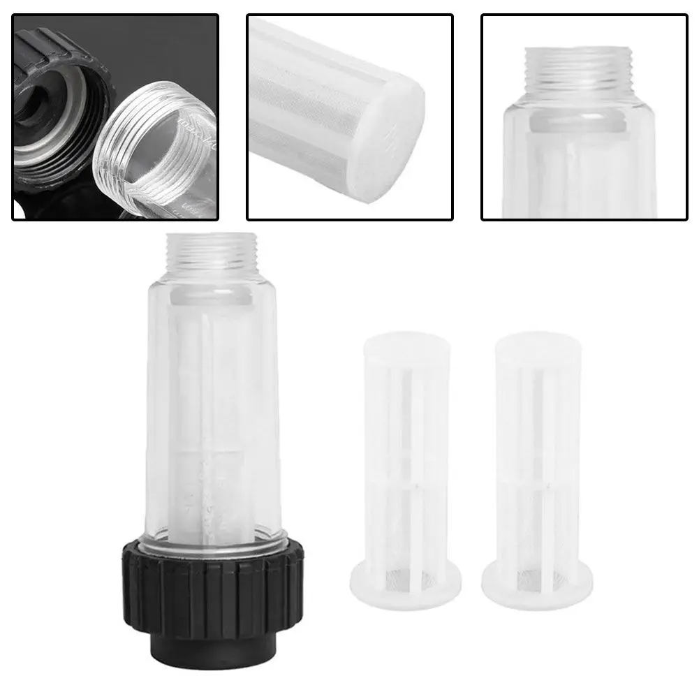 

Garden High Pressure Washer Water Filters For Karcher K2 K3 K4 K5 K6 K7 G 3/4inch Water Filters With 2 Filters Mesh Core
