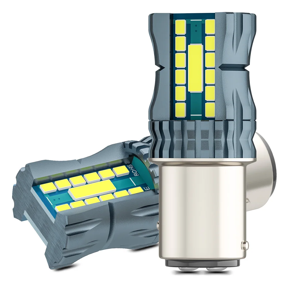 

2x 1157 BAY15D P21/5W 1156 BA15S P21W LED Bulb T25 3157 T20 7440 W21W 7443 3156 Car Tail Lamp Reversing Brake Turn Signals Light