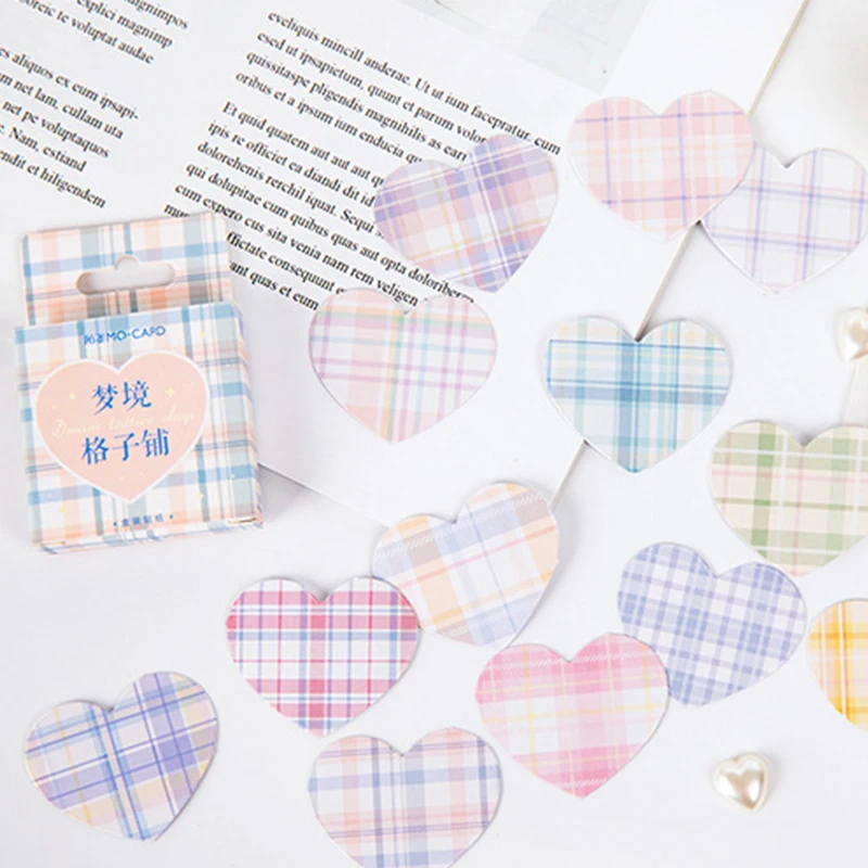 

46Pieces Boxed stickers Dream lattice shop series creative and exquisite hand account decoration DIY stickers 4CM