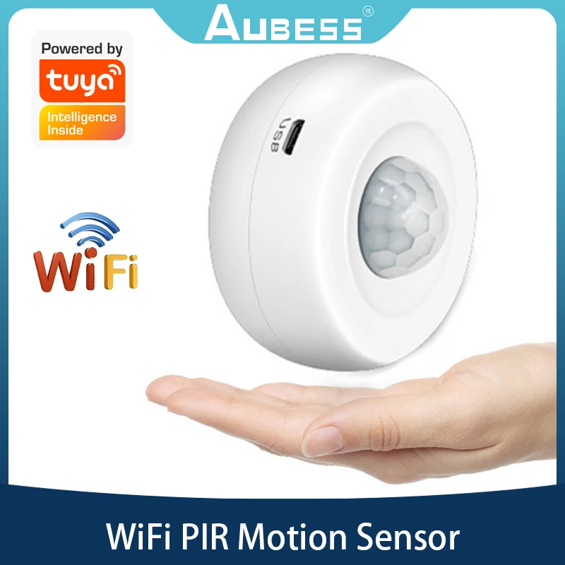 

360° WiFi Human Body Movement Sensor Tuya Smart Life Control PIR Motion Sensor Infrared Passive Detector Security Burglar Alarm