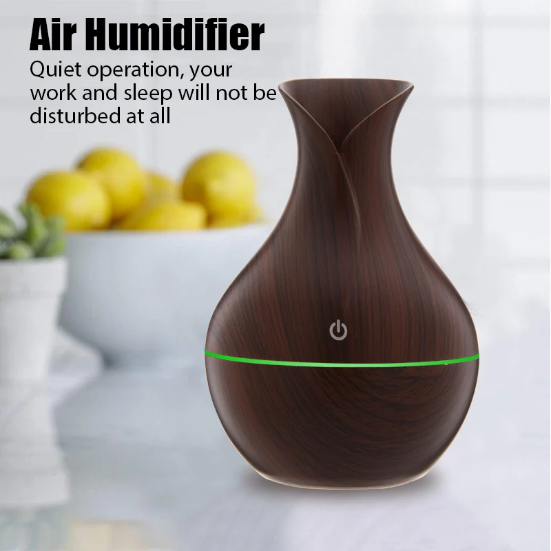 130ML Air Humidifier Aroma Oil Humidificador USB Diffuser Quiet Cool Mist Sprayer For Bedroom Home Car Fragrance Purifier