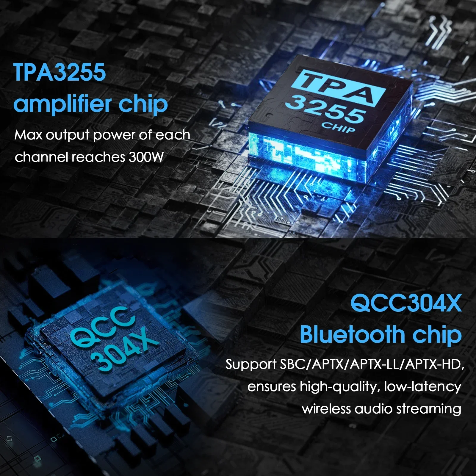 Цифровой усилитель VU Meter поворотный стол