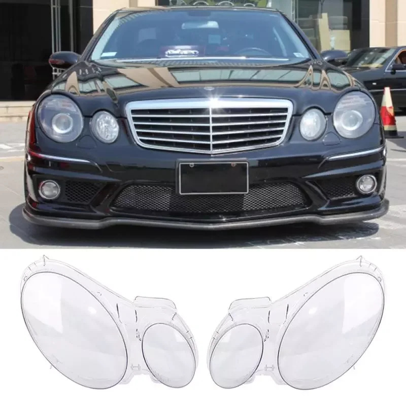 

Benz W211 E240 E200 E350 E280 E300 2002-2008 Headlight Cover Shell Transparent Protection Cover