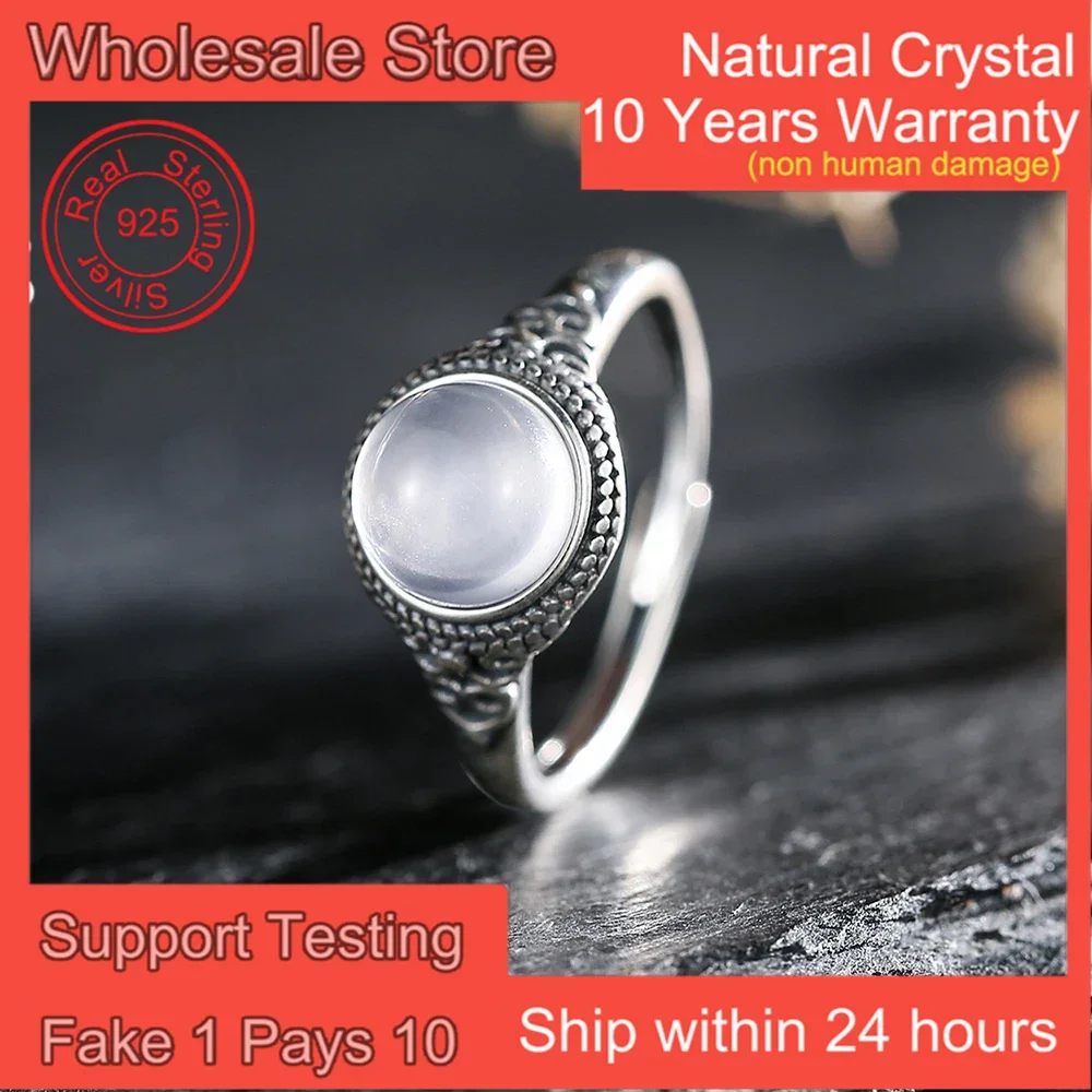 8*8 мм камень из розового кварца натуральный кристалл целебный драгоценный кольцо