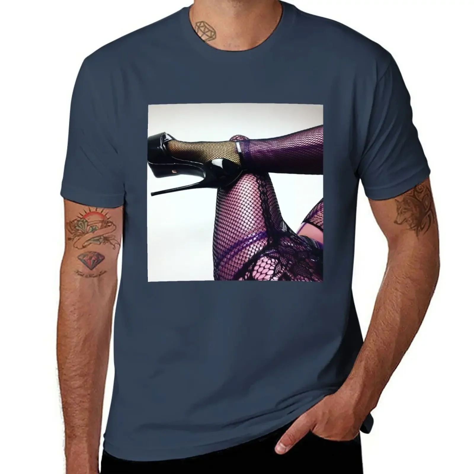 Футболка для косплея Miss Beyla Hughes Мужская латексная кожаная ПВХ футболка большого