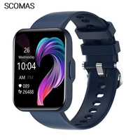 scomas sport smart watch 1 69 hd touch screen fitness tracker smartwatch health fitness monitor for android ios xiaomi huawei
