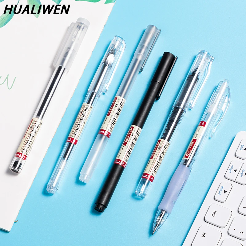 

1pcs Simplicity Color Large Gel Pen 0.5mm/0.38mm Quick-drying Straight Pen Highlighter for School Office Stationery Kawaii