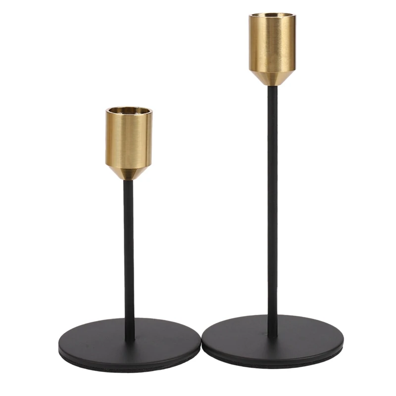 

2 шт., золотые подсвечники в европейском стиле