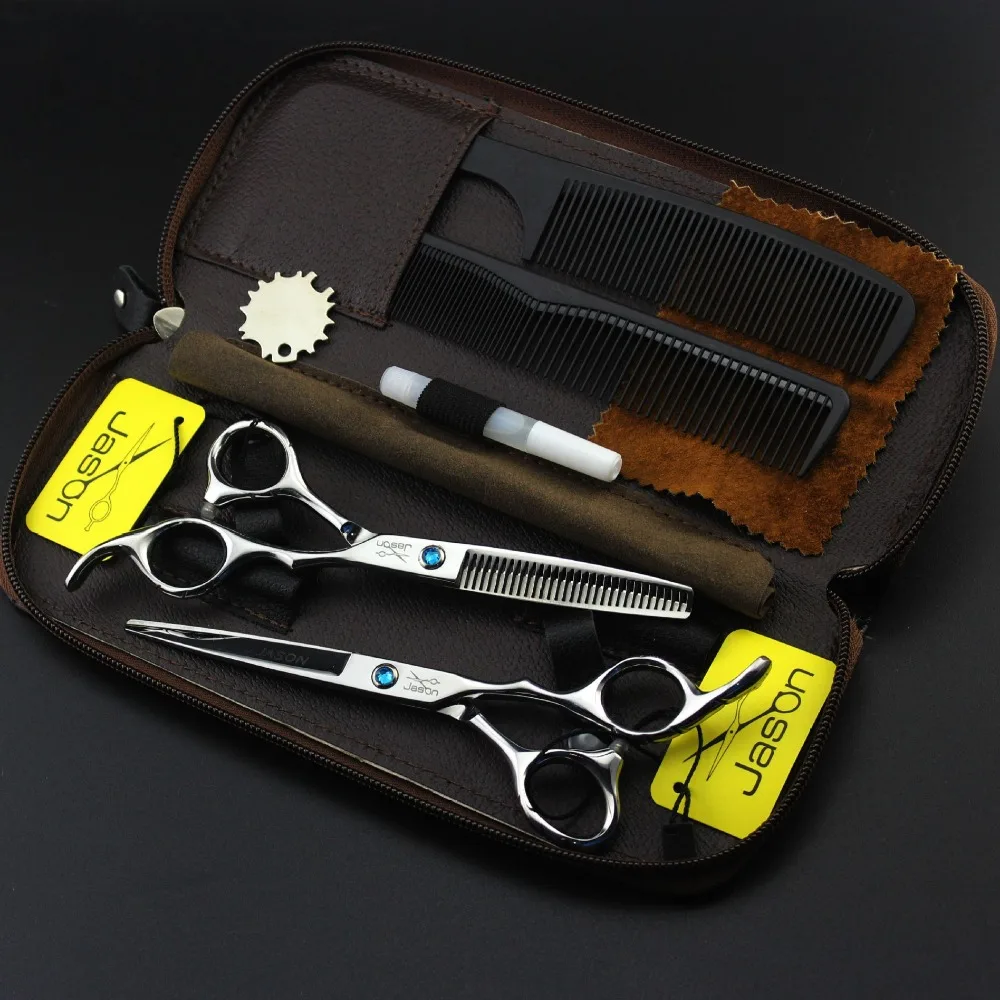 

Профессиональные 5,5/6,0 дюймов 6Cr JP440C ножницы для волос Парикмахерские филировочные ножницы инструменты для стрижки волос