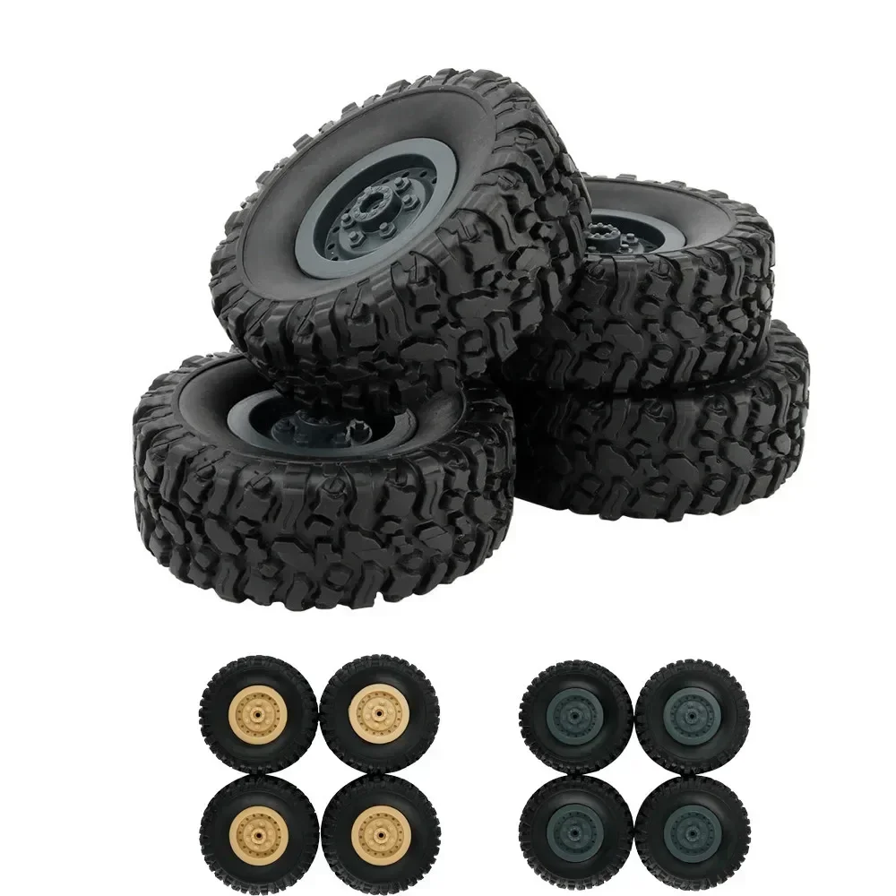 Для 1/16 Wpl B14 C24 Fy001 4 шт. гусеничные колеса запасные части военный грузовик