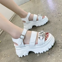 brand new summer womens sandals platform fashion chain wedges heels women sandals casual beach lady shoes woman gladiator shoes