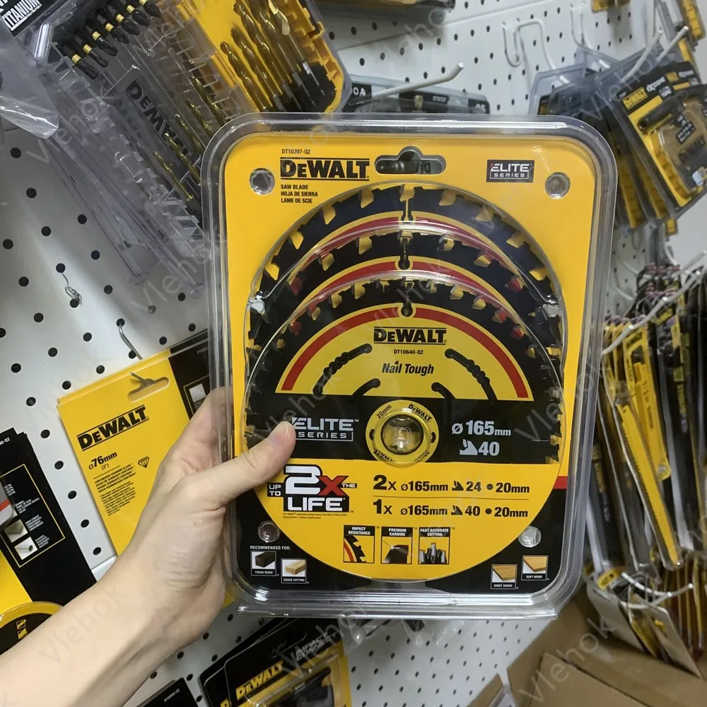 

DeWalt DT10397-QZ 165 мм 40/24 т деревянные Элитные дисковые пилы 3pk DT10624