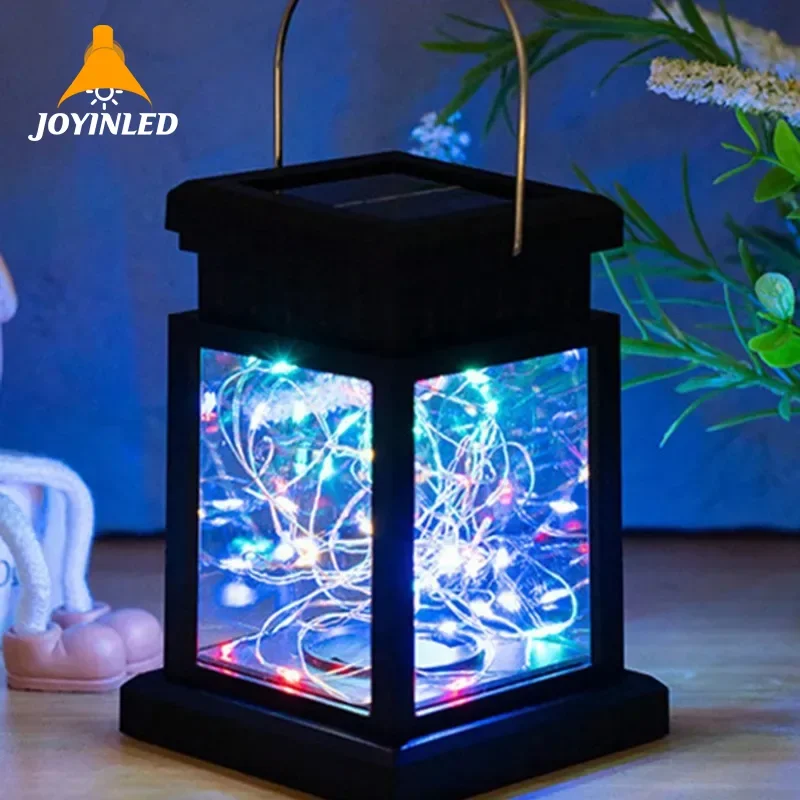 Портативные водонепроницаемые садовые декоративные фонарики на солнечной