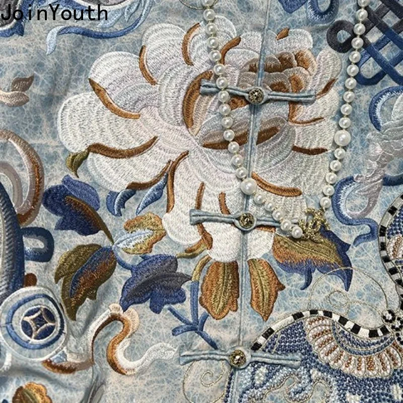 Женский винтажный кардиган без рукавов Свободный жилет в китайском стиле с