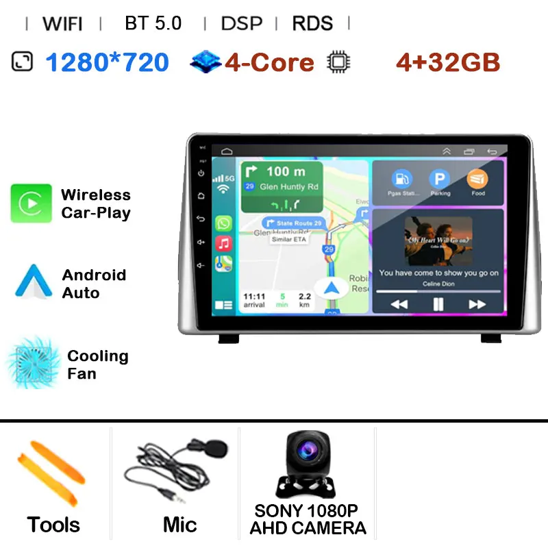 

Мультимедиа Android 15 для BaoJun 530 2018-2019 для Chevrolet Captiva 2018-2019 Автомобильный стереофонический плеер Навигация Carplay