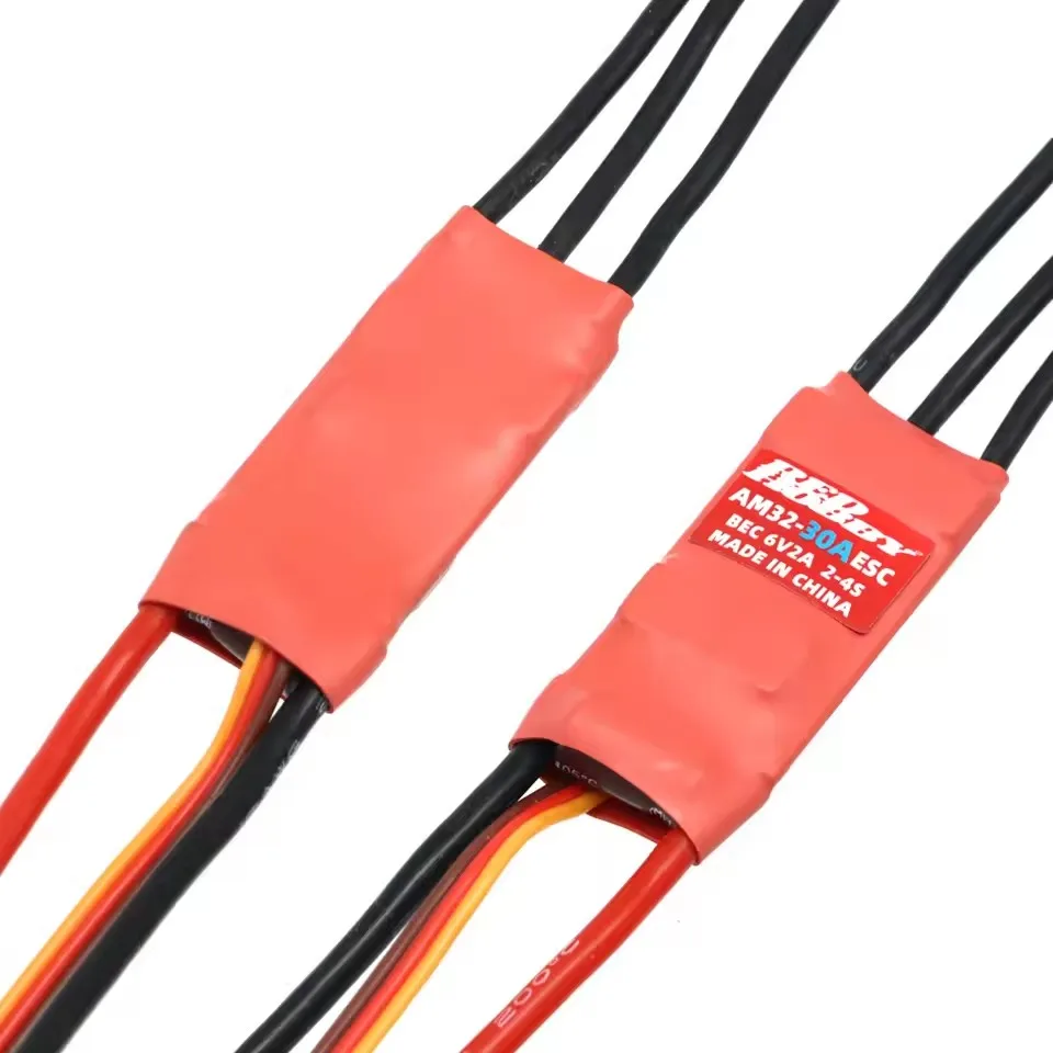 Фото 2-4S AM32 30A Redhobby двухсторонний бесщеточный регулятор скорости ESC с 6 В 2 А UBEC для радиоуправляемого мультикоптера, самолета, радиоуправляемого автомобиля, лодки №2