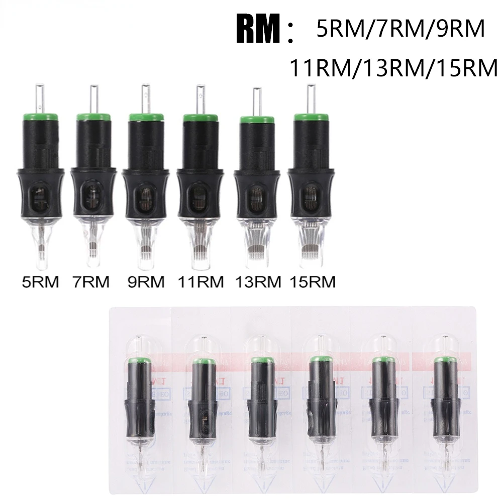 

10 шт., Одноразовые стерилизованные тату-машинки для бровей и губ