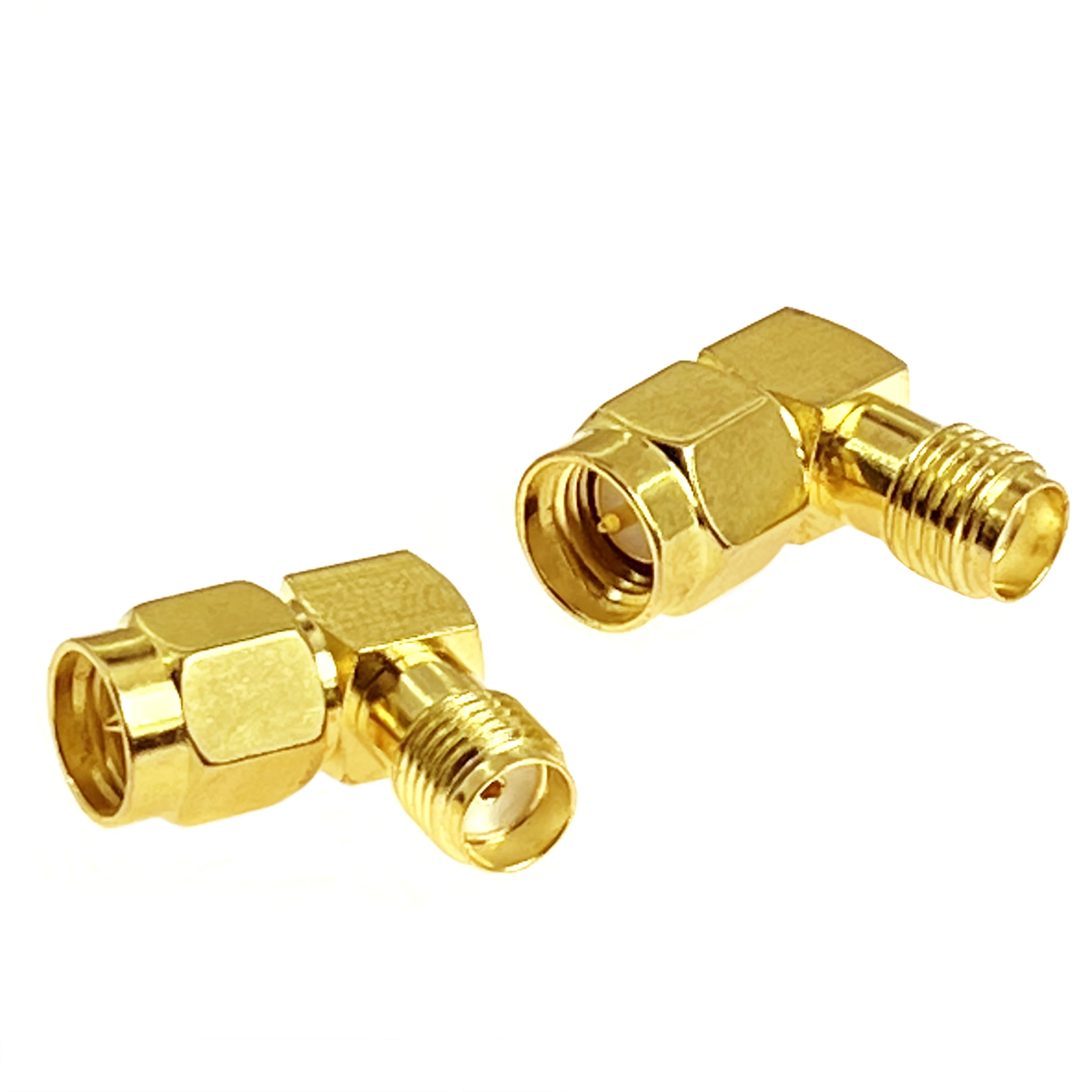 1pc SMA Male Plug Switch  Female Jack  RF Coax Adapter Convertor Right Angle 90-degree Goldplated New Wholesale