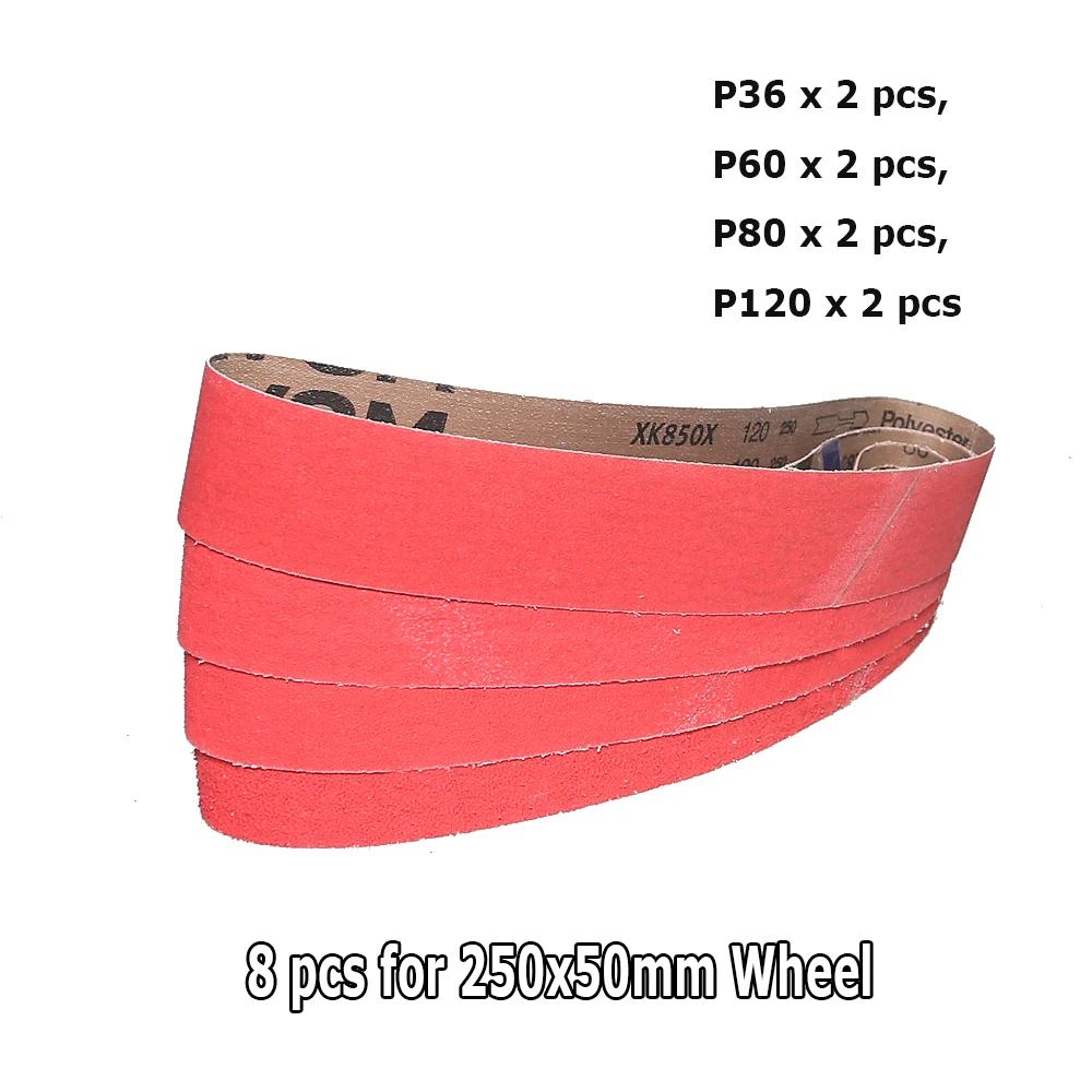 

Центробежное резиновое расширительное колесо 250x50 мм, 10-дюймовое расширительное колесо, шлифовальные ленты 790x50 мм для моторной шлифовальной машины