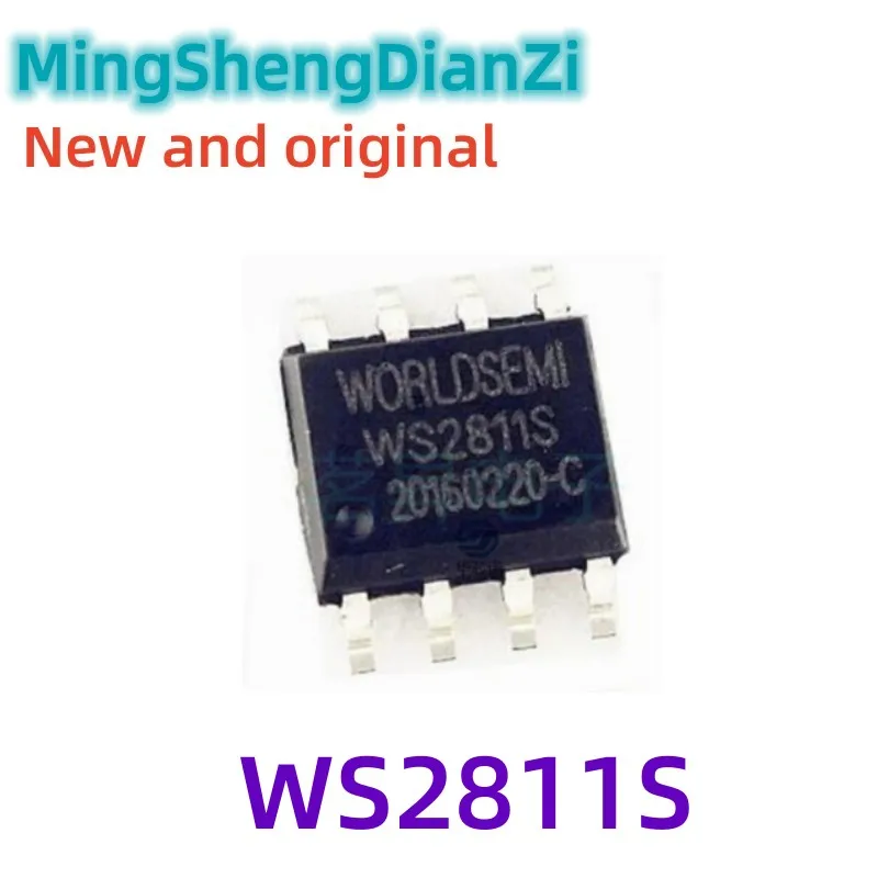 Оригинальные WS2811 WS2811S, бриллиантовый чип для электропривода, SOP8, бриллиантовые микросхемы, пульт управления, einzelnen grau SOP-8