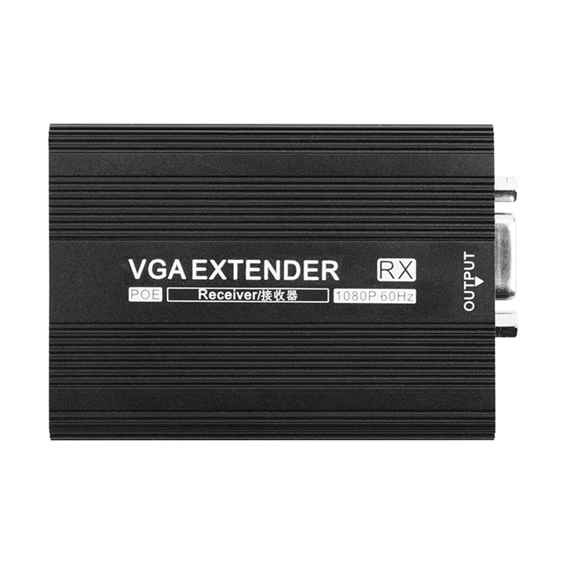 Сетевой удлинитель VGA 150 м RJ45 поддержка источника питания POE вилка стандарта США 1