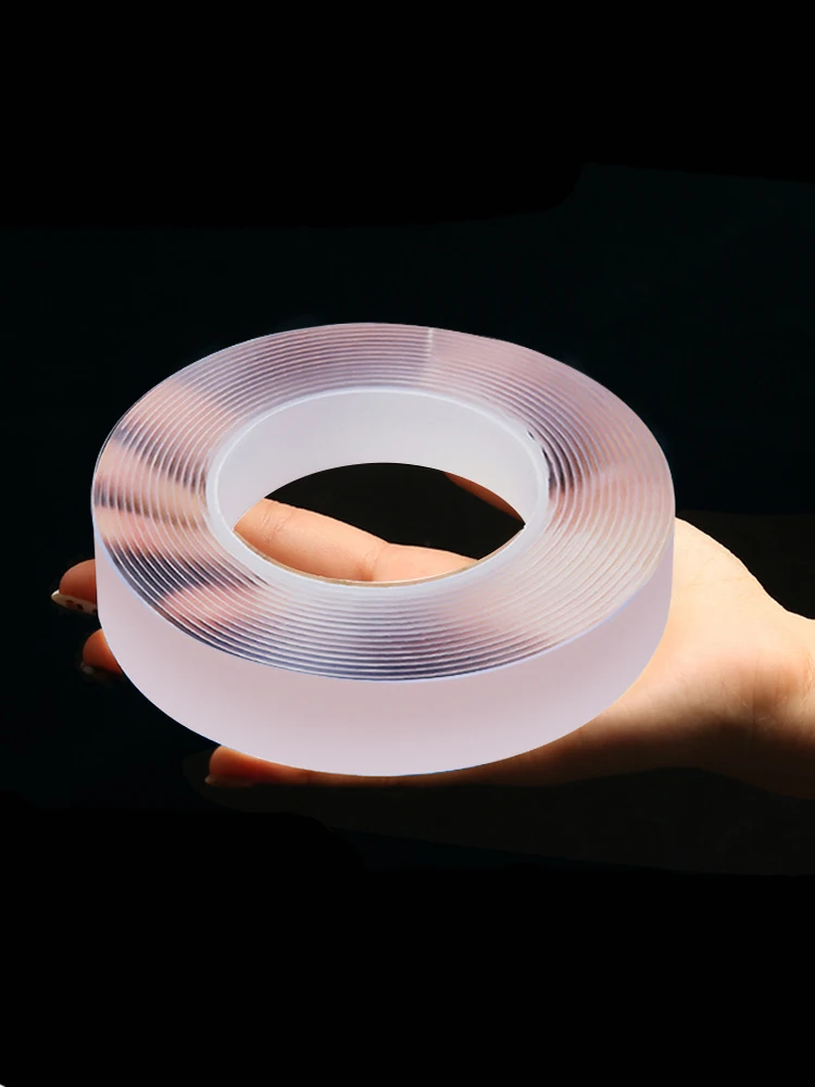 

Monster Tape Waterproof Wall Stickers Reusable Heat Resistant Bathroom Home Decoration Tapes Transparent Double Sided Nano Tape