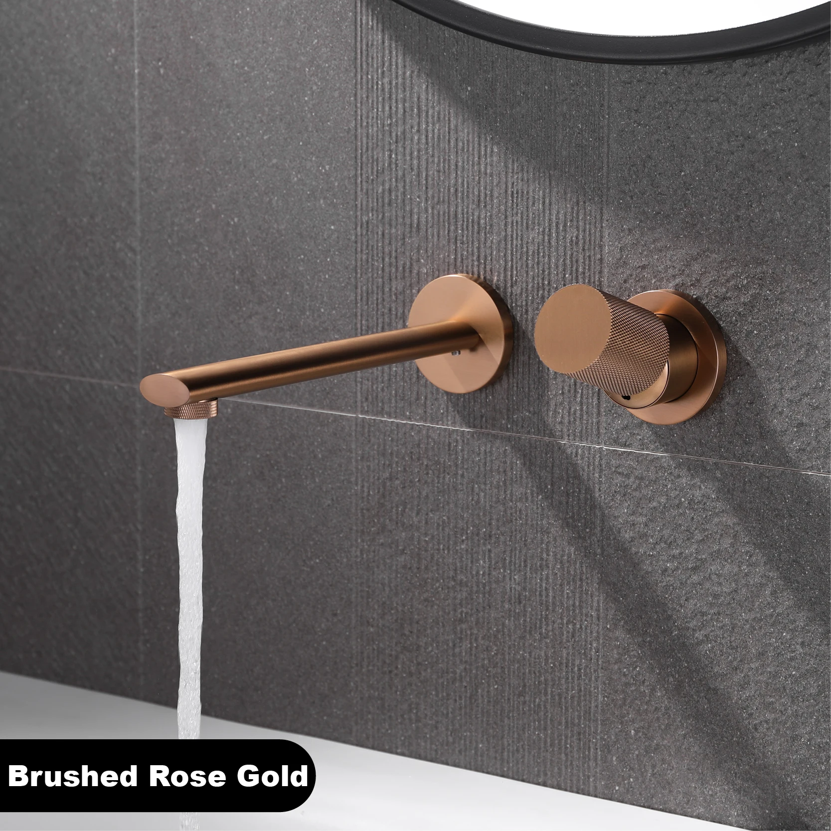 

Смеситель для раковины Gestana матовая золото