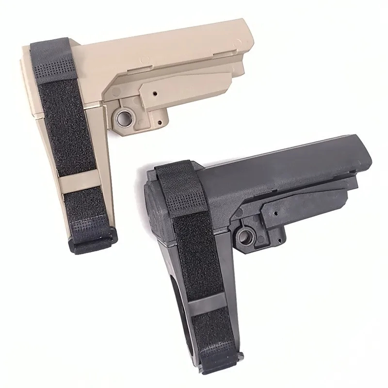 

1:! SBA3 Rear Support Nylon Plus Rubber Strap Hand Support SLRar Tail Stock Plastic Carbine Rifle Tail Stock Model