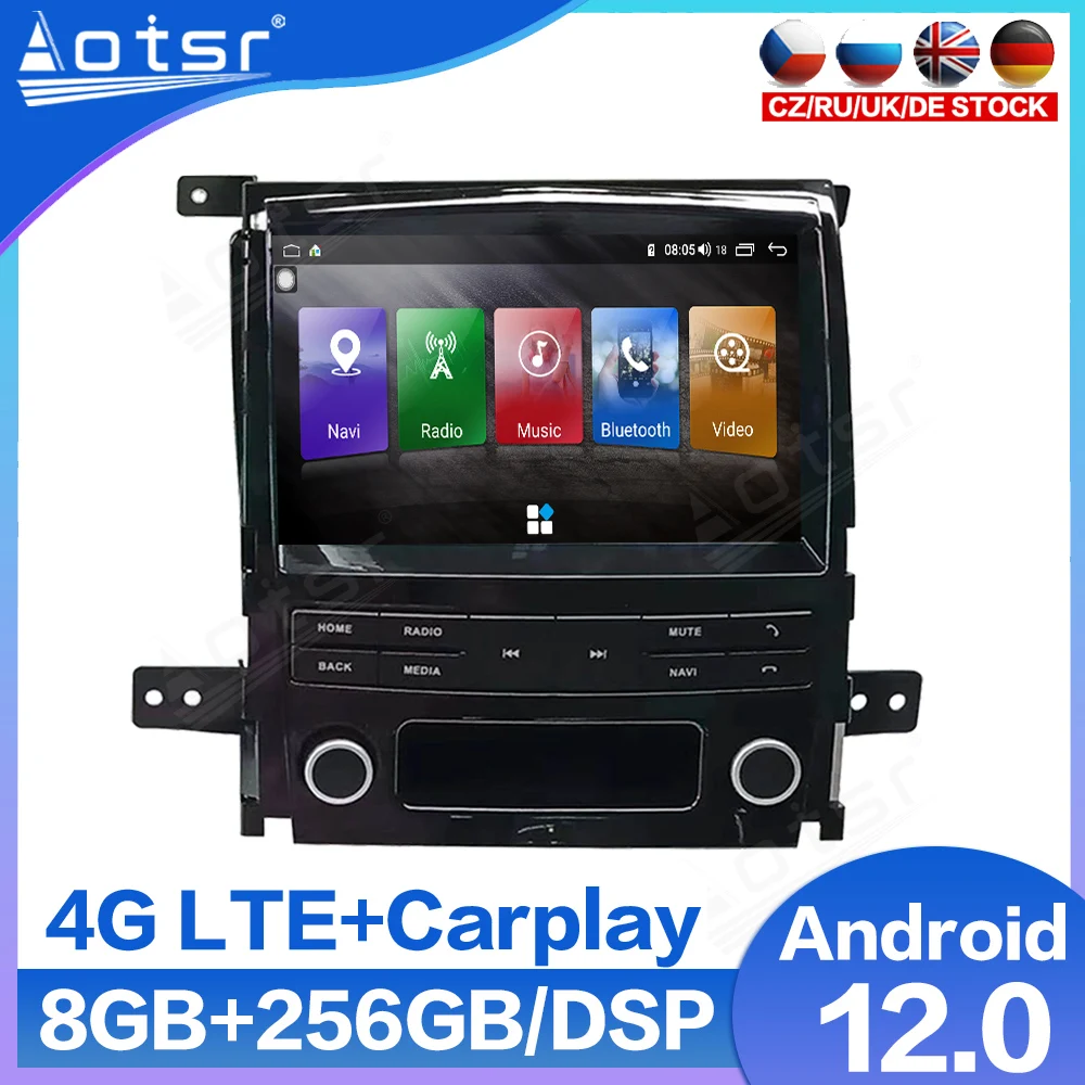 

Автомагнитола на Android 11,0, 6 + 128 ГБ, для Cadillac SLS, GPS-навигация, мультимедийный плеер, аудио, стерео, головное устройство Carplay